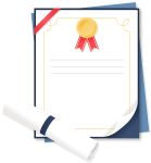 —Pngtree—certificate graduation notice honor material_5622917